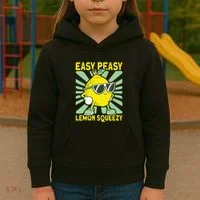Easy Peasy Lemon Squeezy Lemonade Stand Boss Kids Hoodie thumb 3