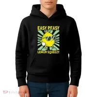 Easy Peasy Lemon Squeezy Lemonade Stand Boss Kids Hoodie thumb 4