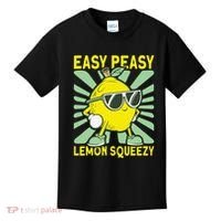 Easy Peasy Lemon Squeezy Lemonade Stand Boss Kids T-Shirt thumb 0