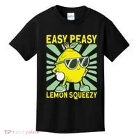 Easy Peasy Lemon Squeezy Lemonade Stand Boss Kids T-Shirt thumb 0