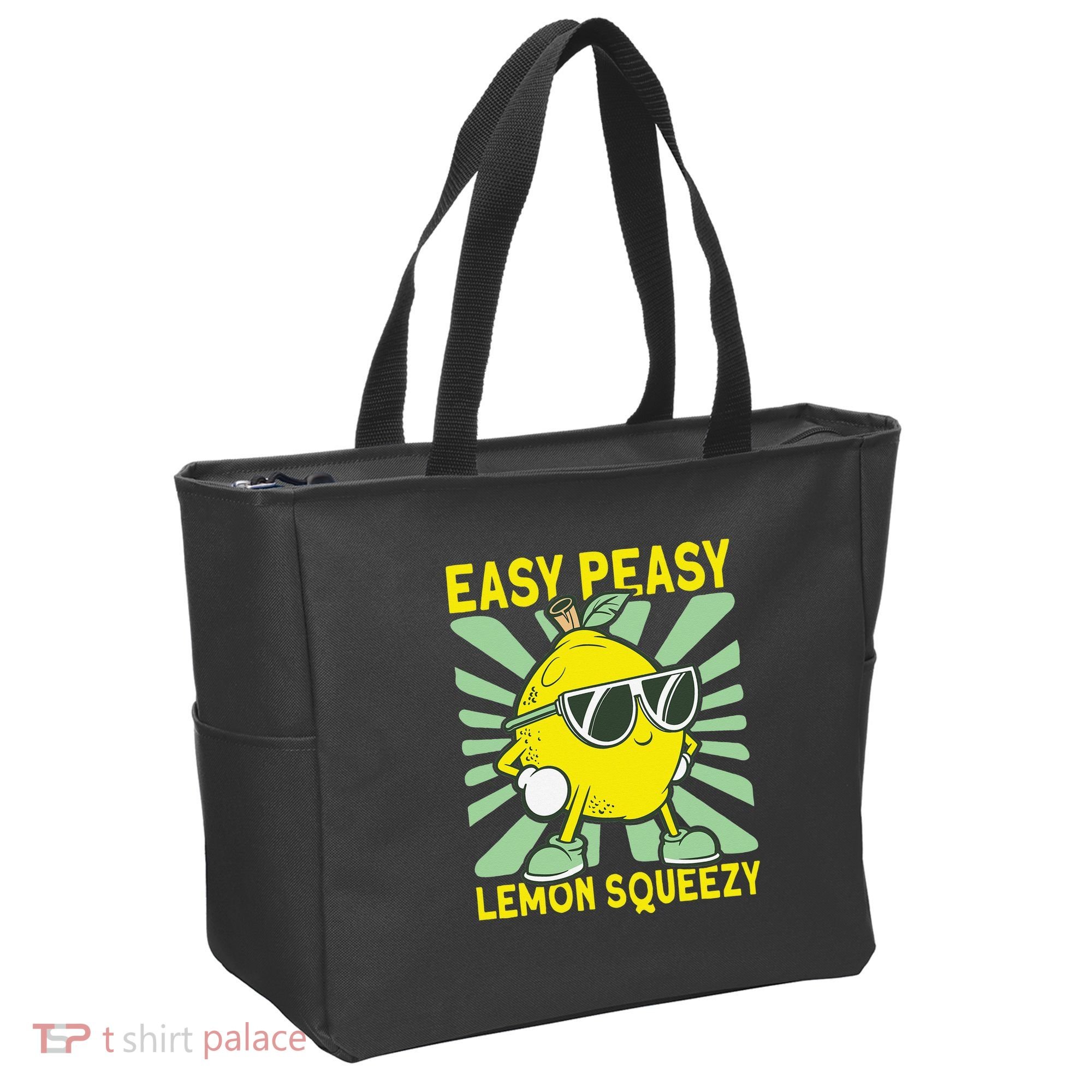 Easy Peasy Lemon Squeezy Lemonade Stand Boss Tote Bag