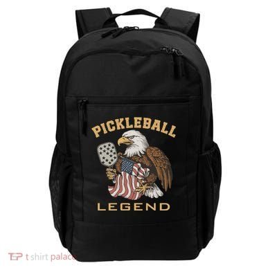 Eagle Paddleball Lover Usa Eagle American Pickleball Player Backpack