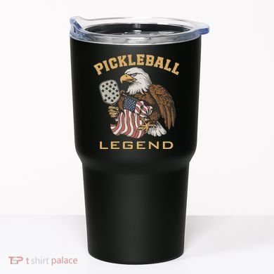 Eagle Paddleball Lover Usa Eagle American Pickleball Player Tumbler