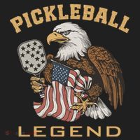 Eagle Paddleball Lover Usa Eagle American Pickleball Player Tumbler thumb 3