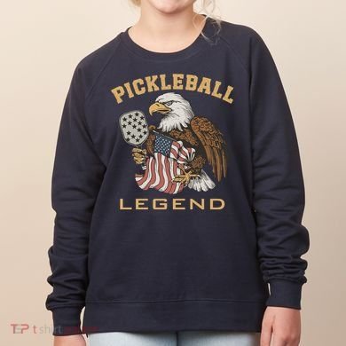 Eagle Paddleball Lover Usa Eagle American Pickleball Player Women's Sweatshirt