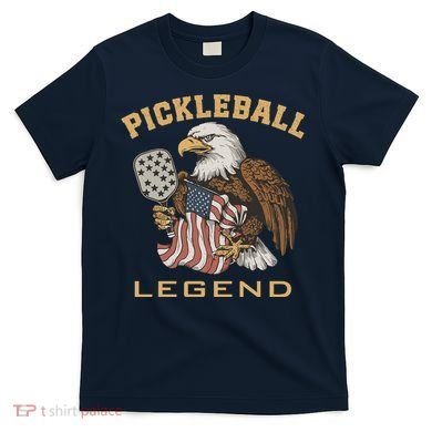 Eagle Paddleball Lover Usa Eagle American Pickleball Player T-Shirt