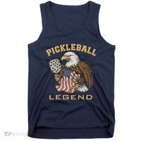 Eagle Paddleball Lover Usa Eagle American Pickleball Player Tank Top thumb 0