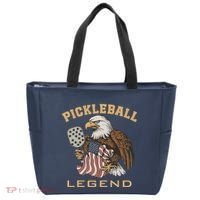 Eagle Paddleball Lover Usa Eagle American Pickleball Player Tote Bag thumb 0
