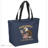 Eagle Paddleball Lover Usa Eagle American Pickleball Player Tote Bag thumb 2