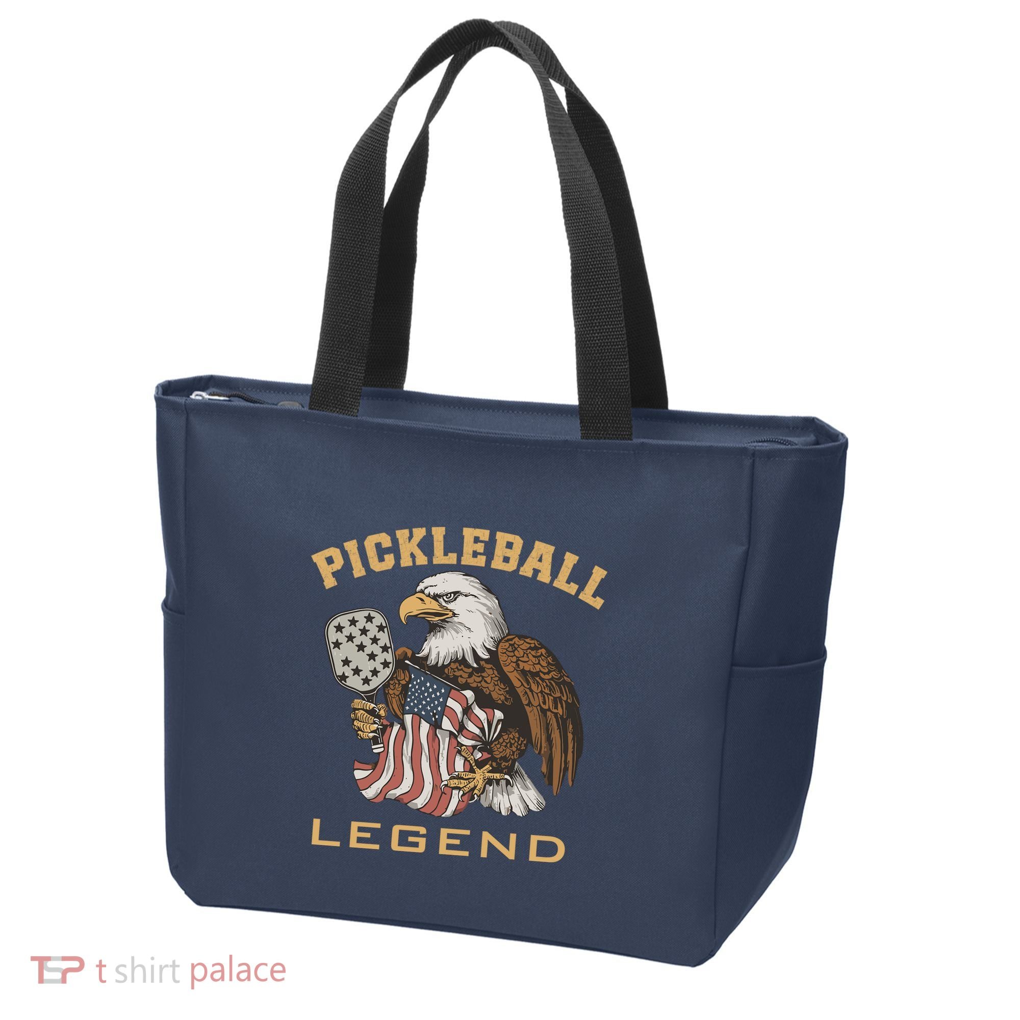 Eagle Paddleball Lover Usa Eagle American Pickleball Player Tote Bag