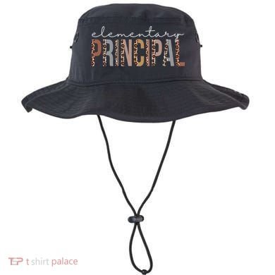 Elementary Principal Leopard Appreciation For Women For Work Bucket Hat