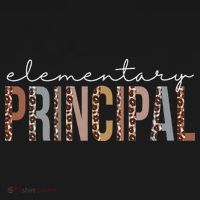 Elementary Principal Leopard Appreciation For Women For Work Polo thumb 3