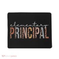 Elementary Principal Leopard Appreciation For Women For Work Mousepad thumb 0