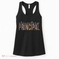 Elementary Principal Leopard Appreciation For Women For Work Women's Tank Top thumb 0