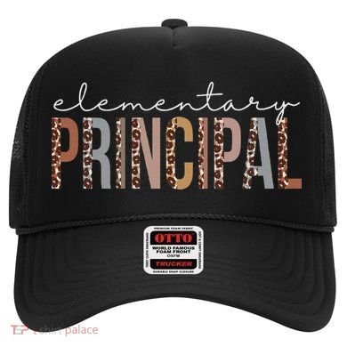 Elementary Principal Leopard Appreciation For Women For Work Hat