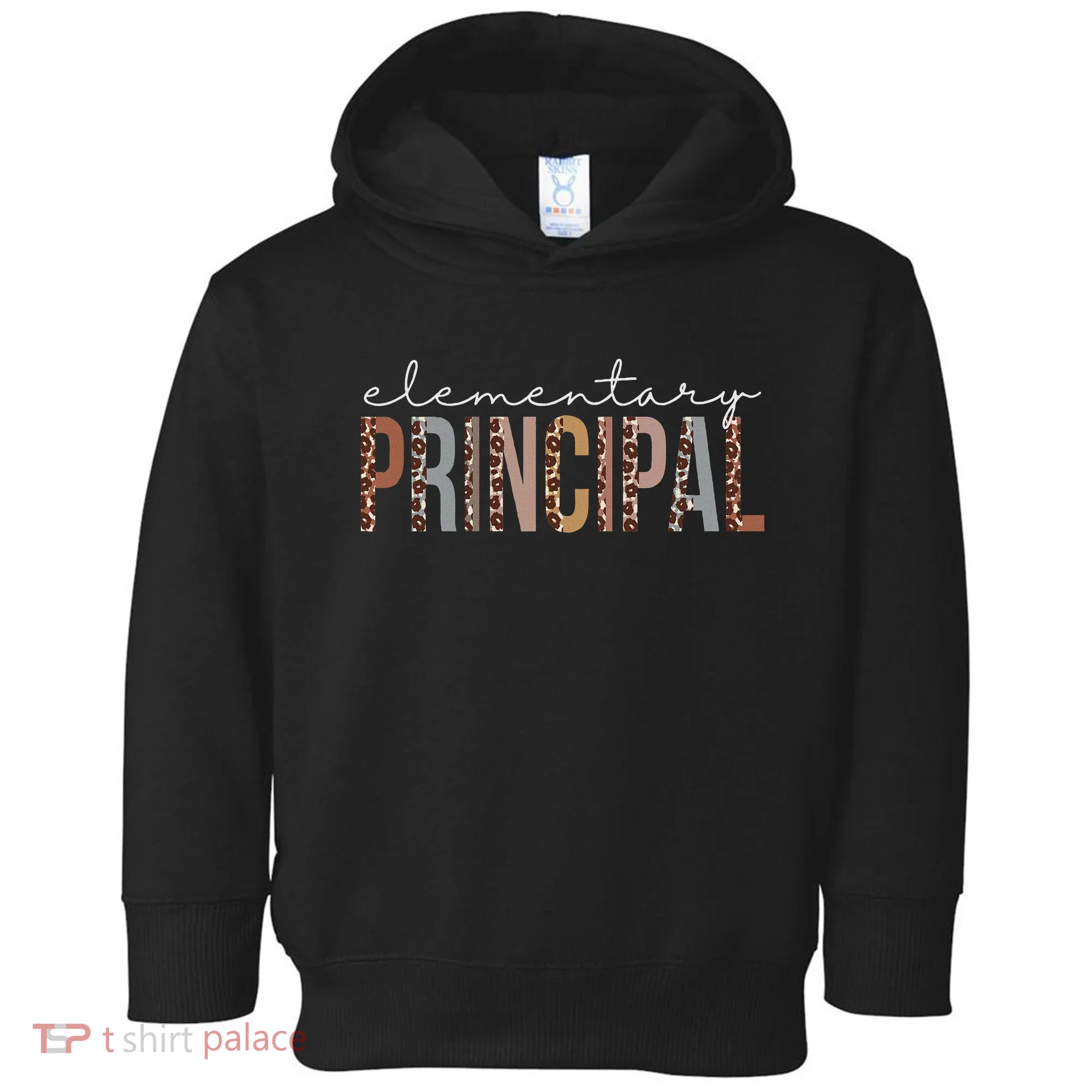 Elementary Principal Leopard Appreciation For Women For Work Toddler Hoodie