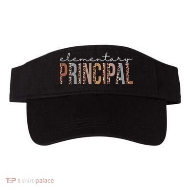 Elementary Principal Leopard Appreciation For Women For Work Visor