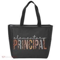 Elementary Principal Leopard Appreciation For Women For Work Tote Bag thumb 0