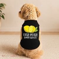 Easy Peasy Lemon Squeezy Lemonade Lemons Great Gift Doggie Tank thumb 2