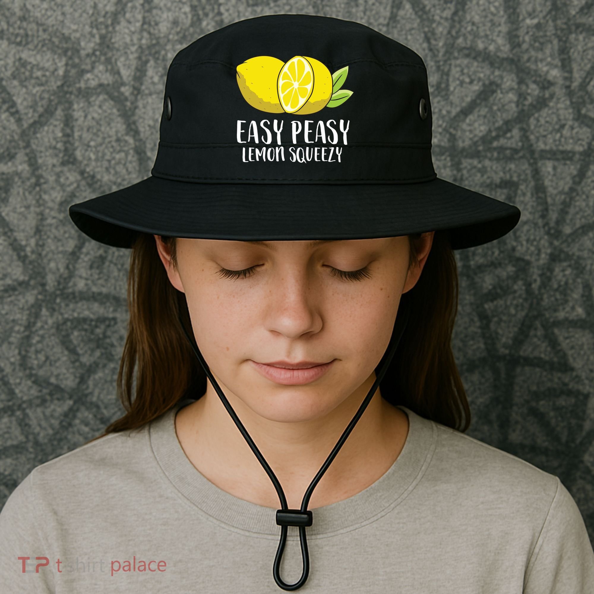 Easy Peasy Lemon Squeezy Lemonade Lemons Great Gift Bucket Hat