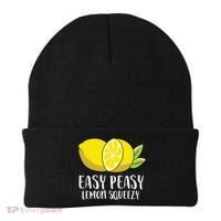 Easy Peasy Lemon Squeezy Lemonade Lemons Great Gift Beanie thumb 0