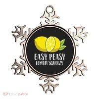 Easy Peasy Lemon Squeezy Lemonade Lemons Great Gift Ornament thumb 0