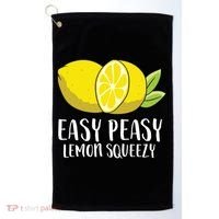 Easy Peasy Lemon Squeezy Lemonade Lemons Great Gift Golf Towel thumb 0