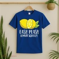 Easy Peasy Lemon Squeezy Lemonade Lemons Great Gift T-Shirt thumb 2