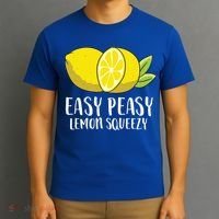 Easy Peasy Lemon Squeezy Lemonade Lemons Great Gift T-Shirt thumb 3