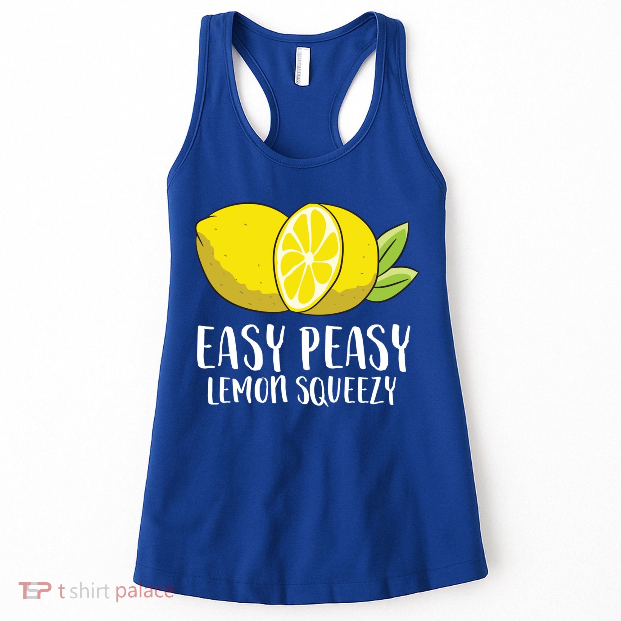 Easy Peasy Lemon Squeezy Lemonade Lemons Great Gift Women's Tank Top