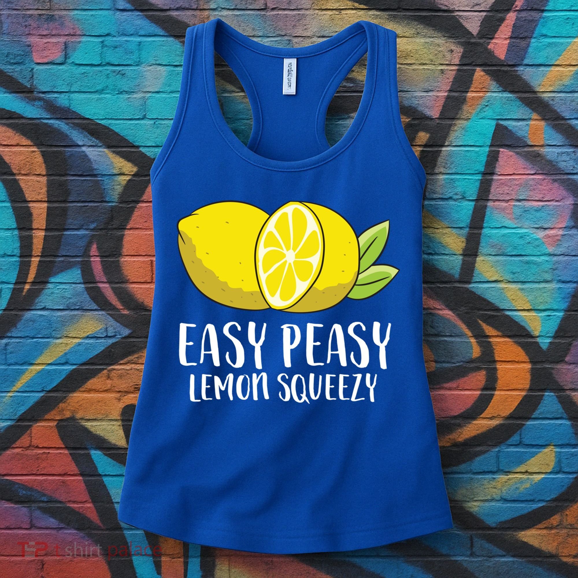 Easy Peasy Lemon Squeezy Lemonade Lemons Great Gift Women's Tank Top