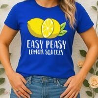 Easy Peasy Lemon Squeezy Lemonade Lemons Great Gift Women's T-Shirt thumb 2