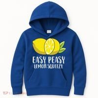 Easy Peasy Lemon Squeezy Lemonade Lemons Great Gift Kids Hoodie thumb 0