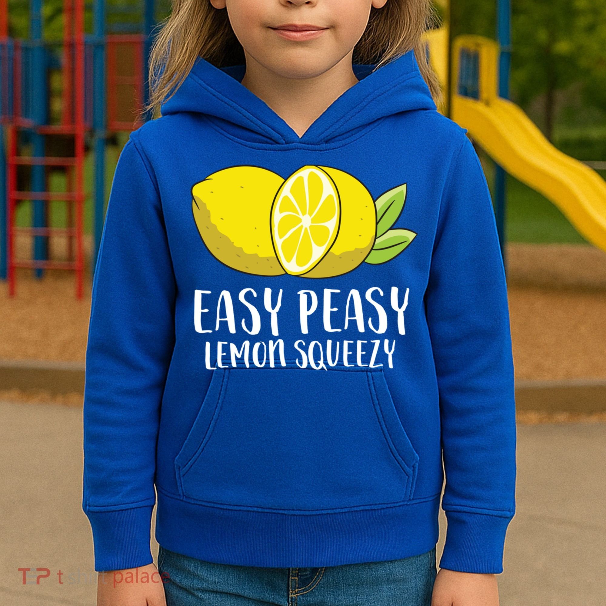Easy Peasy Lemon Squeezy Lemonade Lemons Great Gift Kids Hoodie
