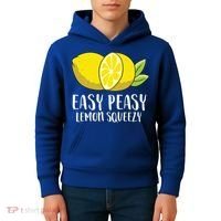 Easy Peasy Lemon Squeezy Lemonade Lemons Great Gift Kids Hoodie thumb 4