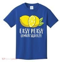 Easy Peasy Lemon Squeezy Lemonade Lemons Great Gift Kids T-Shirt thumb 0