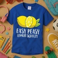 Easy Peasy Lemon Squeezy Lemonade Lemons Great Gift Kids T-Shirt thumb 3