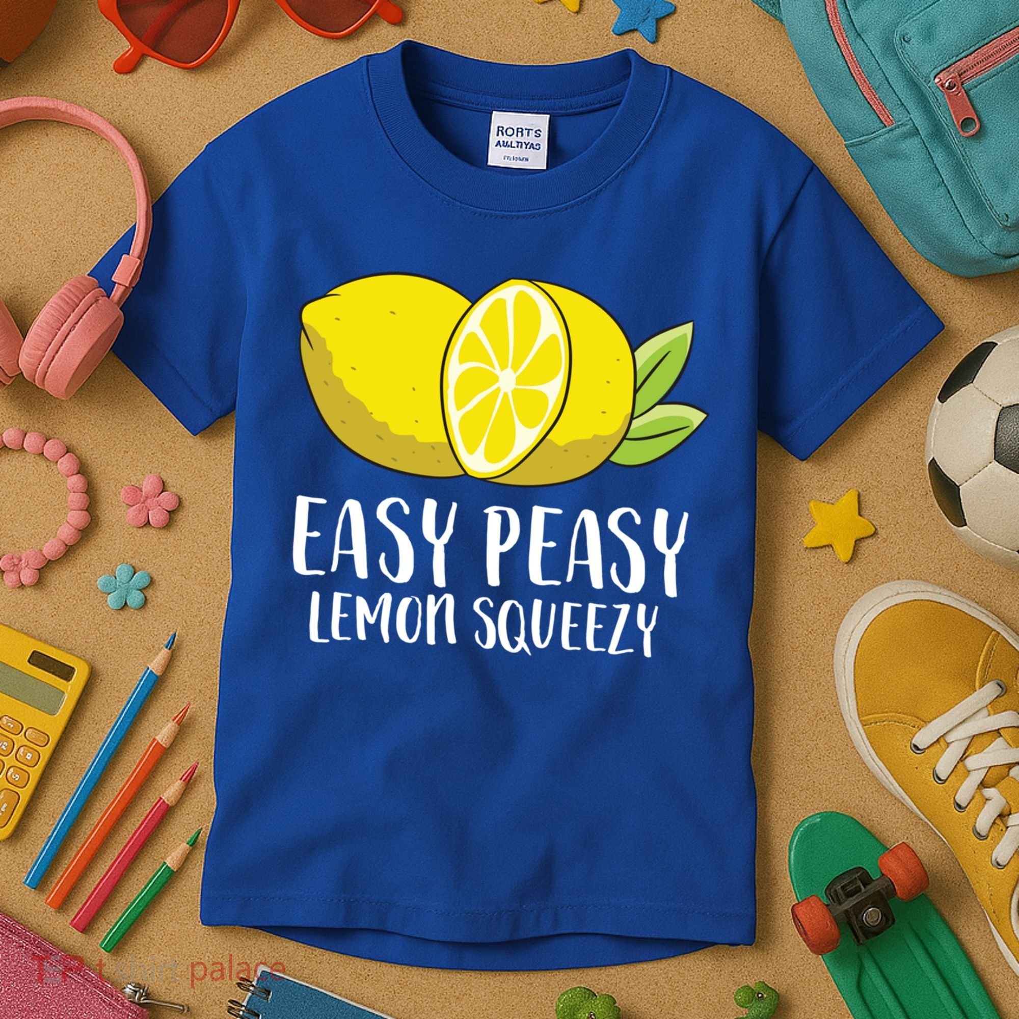 Easy Peasy Lemon Squeezy Lemonade Lemons Great Gift Kids T-Shirt