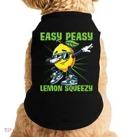 Easy Peasy Lemon Squeezy Lemon Stand Lemonade Crew Doggie Tank thumb 0