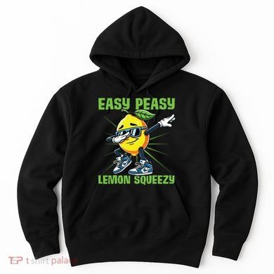 Easy Peasy Lemon Squeezy Lemon Stand Lemonade Crew Hoodie