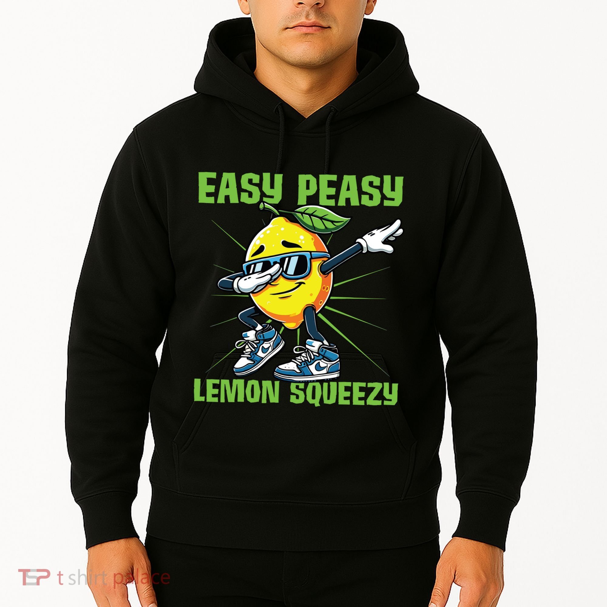 Easy Peasy Lemon Squeezy Lemon Stand Lemonade Crew Hoodie