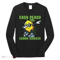 Easy Peasy Lemon Squeezy Lemon Stand Lemonade Crew Long Sleeve Shirt thumb 0