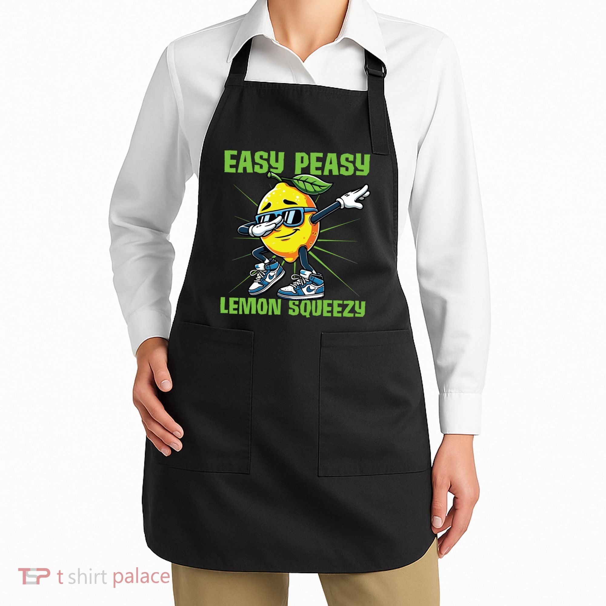 Easy Peasy Lemon Squeezy Lemon Stand Lemonade Crew Apron
