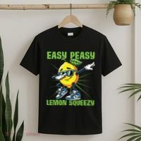 Easy Peasy Lemon Squeezy Lemon Stand Lemonade Crew T-Shirt thumb 2