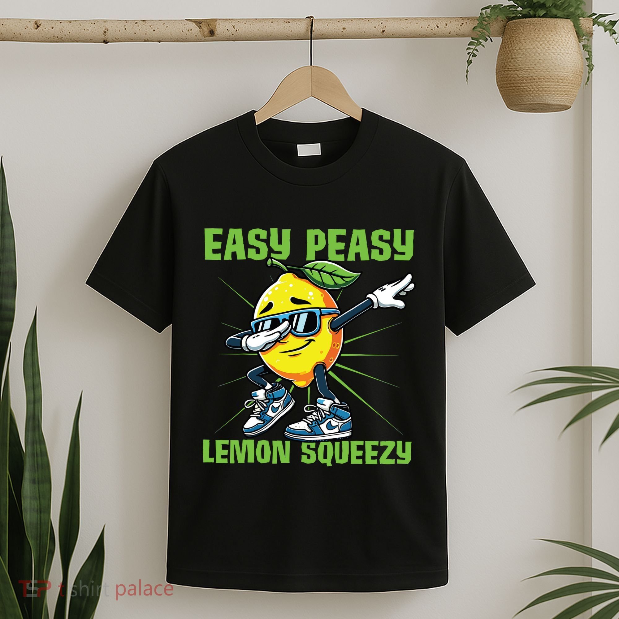 Easy Peasy Lemon Squeezy Lemon Stand Lemonade Crew T-Shirt