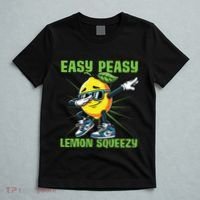 Easy Peasy Lemon Squeezy Lemon Stand Lemonade Crew T-Shirt thumb 5