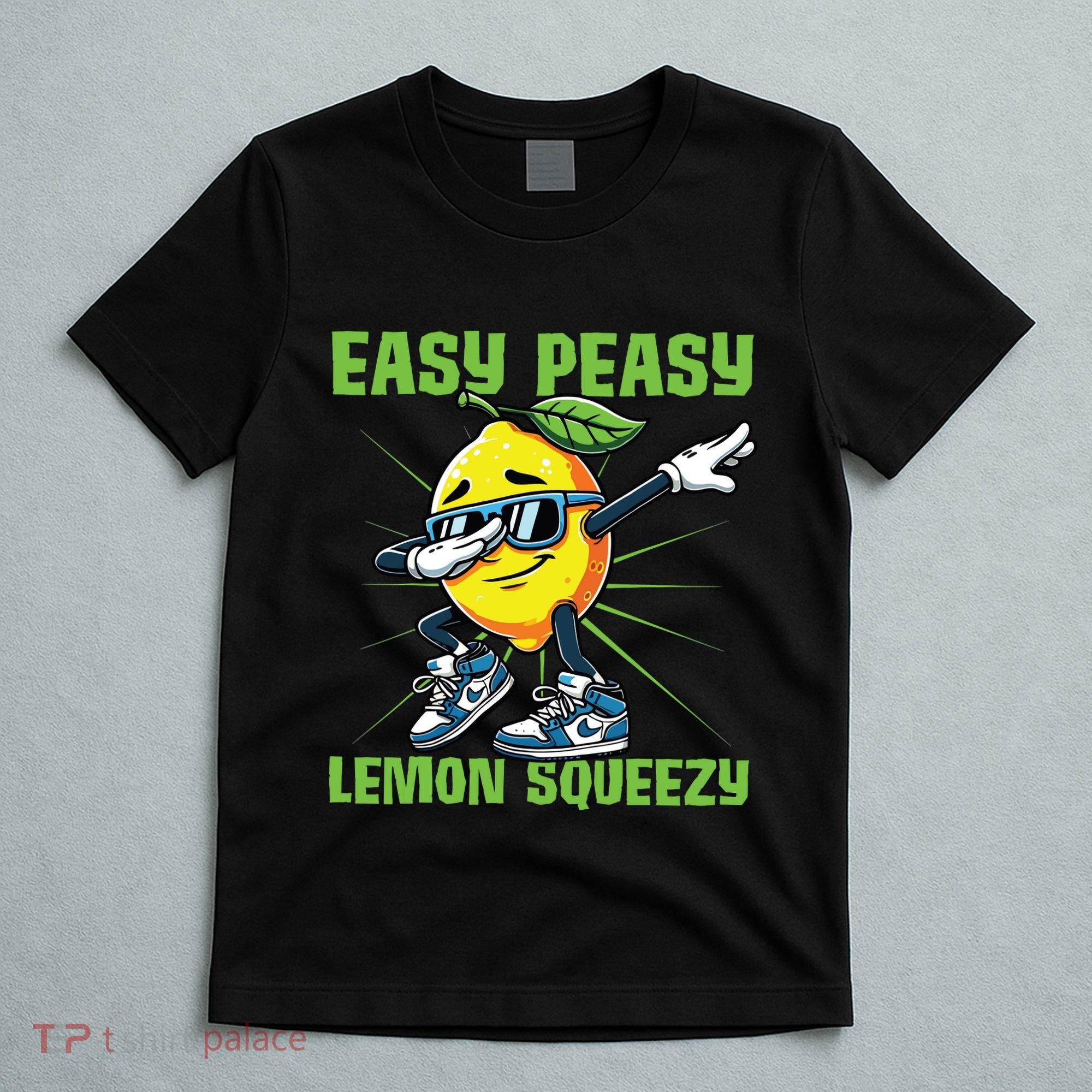 Easy Peasy Lemon Squeezy Lemon Stand Lemonade Crew T-Shirt
