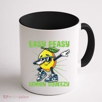 Easy Peasy Lemon Squeezy Lemon Stand Lemonade Crew Coffee Mug thumb 1