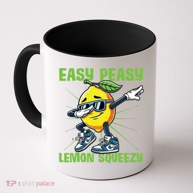 Easy Peasy Lemon Squeezy Lemon Stand Lemonade Crew Coffee Mug