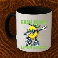 Easy Peasy Lemon Squeezy Lemon Stand Lemonade Crew Coffee Mug thumb 2